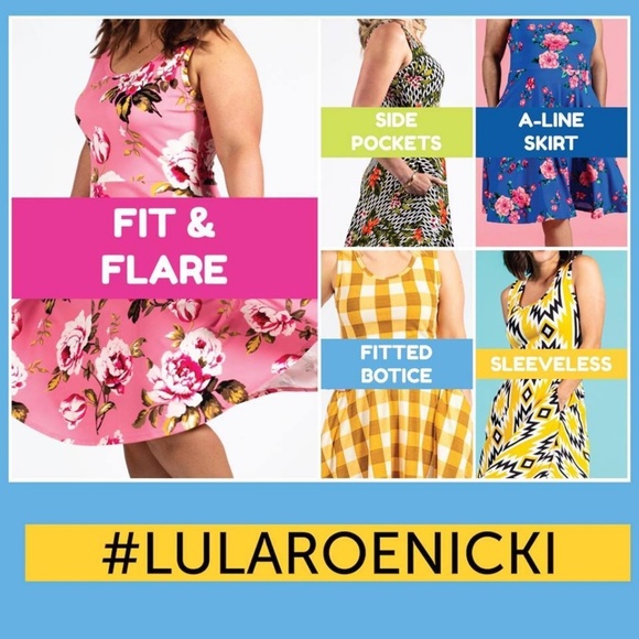 LuLaRoe Dresses | Lularoe Nicki Pineapple Dress Striped Yellow Nwt | Poshmark